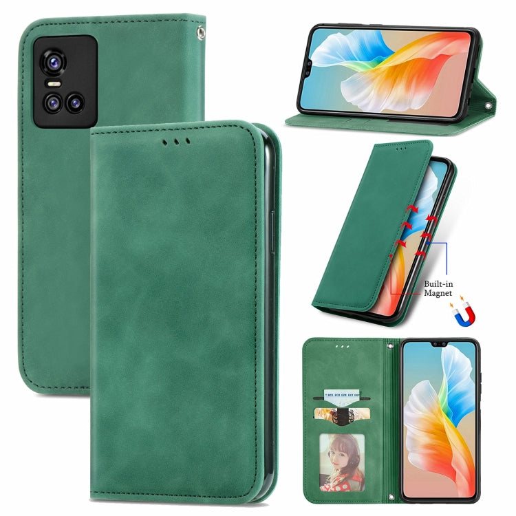 Retro Skin Feel Business Magnetic Horizontal Flip Leather Case with Holder & Card Slots & Wallet & Photo Frame, For Nokia C01 Plus, For Nokia  XR 20, For Huawei Maimang 10 SE, For Cubot Note 20, For Alcatel 1S 2021, For ZTE Nubia Z30 Pro               ...