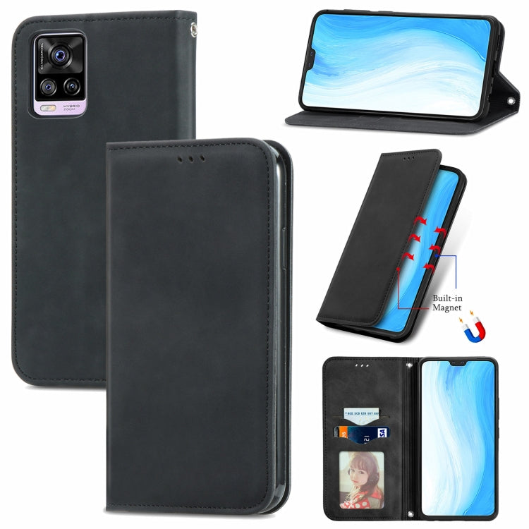 Retro Skin Feel Business Magnetic Horizontal Flip Leather Case with Holder & Card Slots & Wallet & Photo Frame, For Nokia C01 Plus, For Nokia  XR 20, For Huawei Maimang 10 SE, For Cubot Note 20, For Alcatel 1S 2021, For ZTE Nubia Z30 Pro               ...