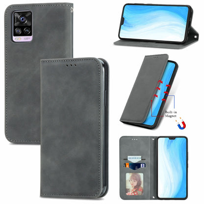 Retro Skin Feel Business Magnetic Horizontal Flip Leather Case with Holder & Card Slots & Wallet & Photo Frame, For Nokia C01 Plus, For Nokia  XR 20, For Huawei Maimang 10 SE, For Cubot Note 20, For Alcatel 1S 2021, For ZTE Nubia Z30 Pro               ...