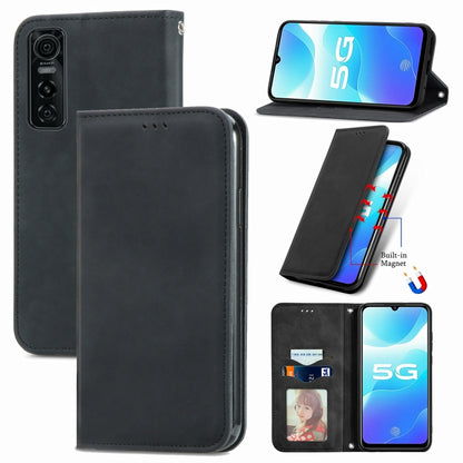 Retro Skin Feel Business Magnetic Horizontal Flip Leather Case with Holder & Card Slots & Wallet & Photo Frame, For Nokia C01 Plus, For Nokia  XR 20, For Huawei Maimang 10 SE, For Cubot Note 20, For Alcatel 1S 2021, For ZTE Nubia Z30 Pro               ...