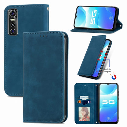 Retro Skin Feel Business Magnetic Horizontal Flip Leather Case with Holder & Card Slots & Wallet & Photo Frame, For Nokia C01 Plus, For Nokia  XR 20, For Huawei Maimang 10 SE, For Cubot Note 20, For Alcatel 1S 2021, For ZTE Nubia Z30 Pro               ...
