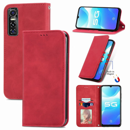 Retro Skin Feel Business Magnetic Horizontal Flip Leather Case with Holder & Card Slots & Wallet & Photo Frame, For Nokia C01 Plus, For Nokia  XR 20, For Huawei Maimang 10 SE, For Cubot Note 20, For Alcatel 1S 2021, For ZTE Nubia Z30 Pro               ...