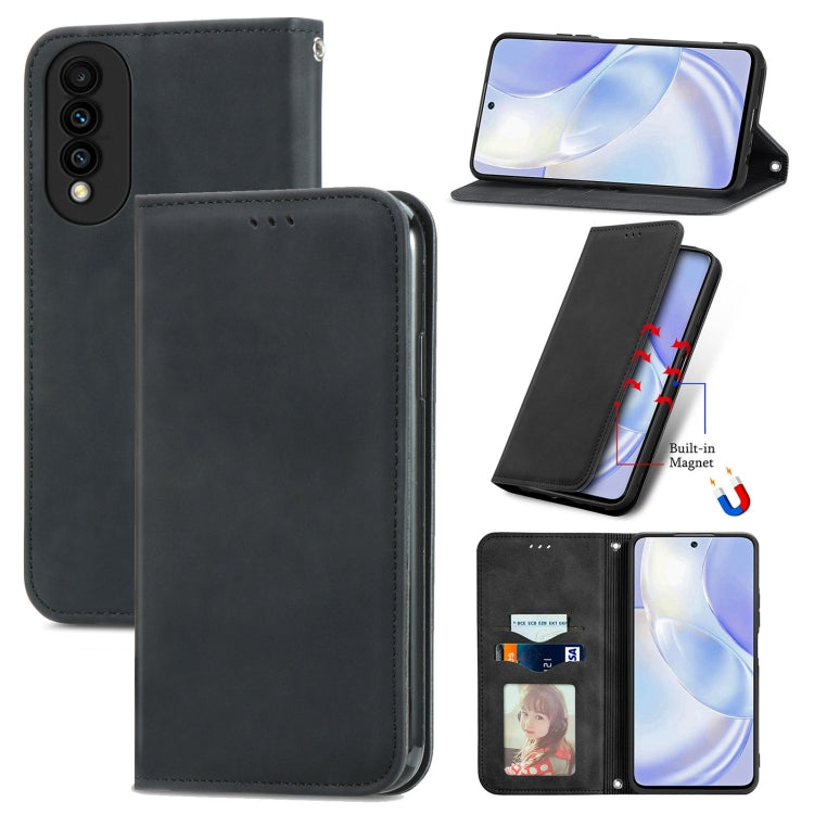 Retro Skin Feel Business Magnetic Horizontal Flip Leather Case with Holder & Card Slots & Wallet & Photo Frame, For Nokia C01 Plus, For Nokia  XR 20, For Huawei Maimang 10 SE, For Cubot Note 20, For Alcatel 1S 2021, For ZTE Nubia Z30 Pro               ...