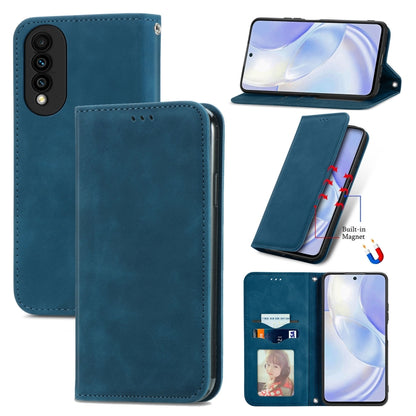 Retro Skin Feel Business Magnetic Horizontal Flip Leather Case with Holder & Card Slots & Wallet & Photo Frame, For Nokia C01 Plus, For Nokia  XR 20, For Huawei Maimang 10 SE, For Cubot Note 20, For Alcatel 1S 2021, For ZTE Nubia Z30 Pro               ...