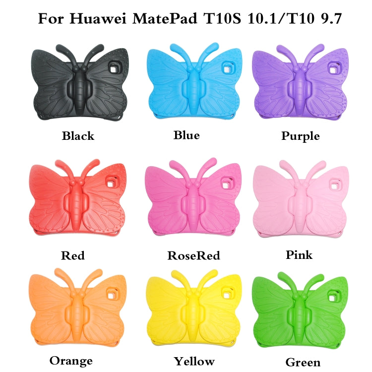 Set of butterfly EVA tablet protective cases in multiple colors for kids