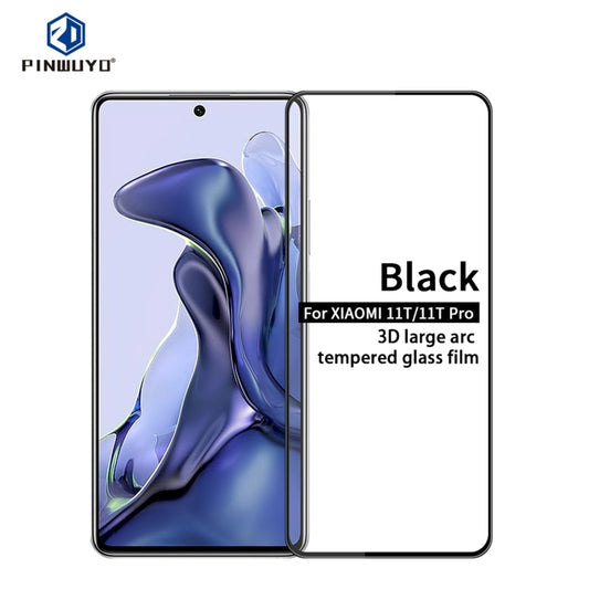 PINWUYO 9H 3D Curved Full Screen Explosion-proof Tempered Glass Film, For Xiaomi Mi 11T / 11T Pro
