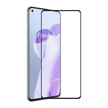 Tempered glass screen protector, full-coverage fit over OnePlus 9RT display