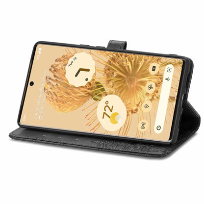 Black embossed mandala flip phone case wallet with stand and card holder
