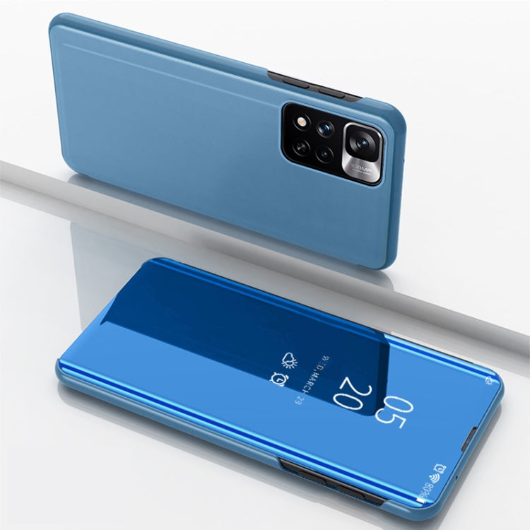 Plated Mirror Horizontal Flip Leather Case with Holder, For Xiaomi Redmi Note 11, For Xiaomi Redmi Note 11 Pro / Note 11 Pro+, For Xiaomi Redmi Note 11 Pro, For Xiaomi Mi 11T/ Mi 11T Pro