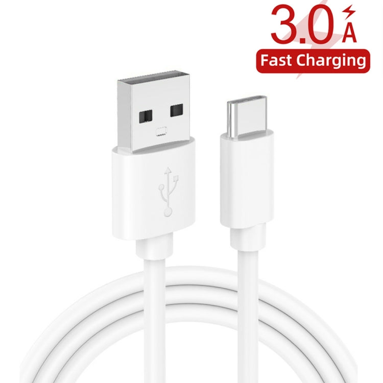 PD25W USB-C / Type-C + QC3.0 USB Dual Ports Fast Charger with USB to Type-C Data Cable, UK Plug, UK Plug + USB to Type-C Cable