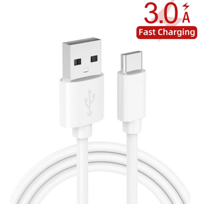 PD25W USB-C / Type-C + QC3.0 USB Dual Ports Fast Charger with USB to Type-C Data Cable, UK Plug, UK Plug + USB to Type-C Cable
