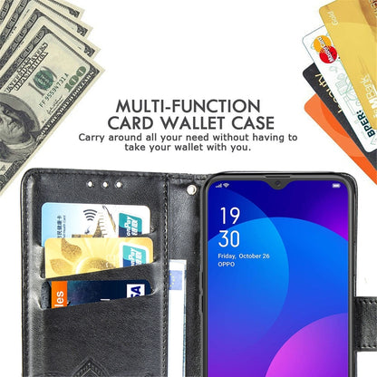 Butterfly Love Flowers Embossing Horizontal Flip Leather Case for OPPO F11 with Holder & Card Slots & Wallet & Lanyard, For OPPO F11