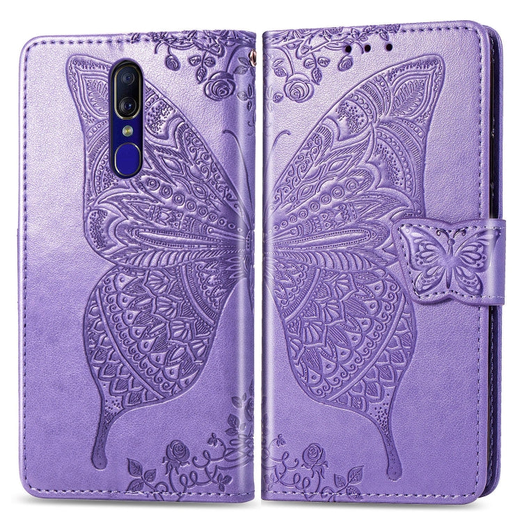 Butterfly Love Flowers Embossing Horizontal Flip Leather Case for OPPO F11 with Holder & Card Slots & Wallet & Lanyard, For OPPO F11