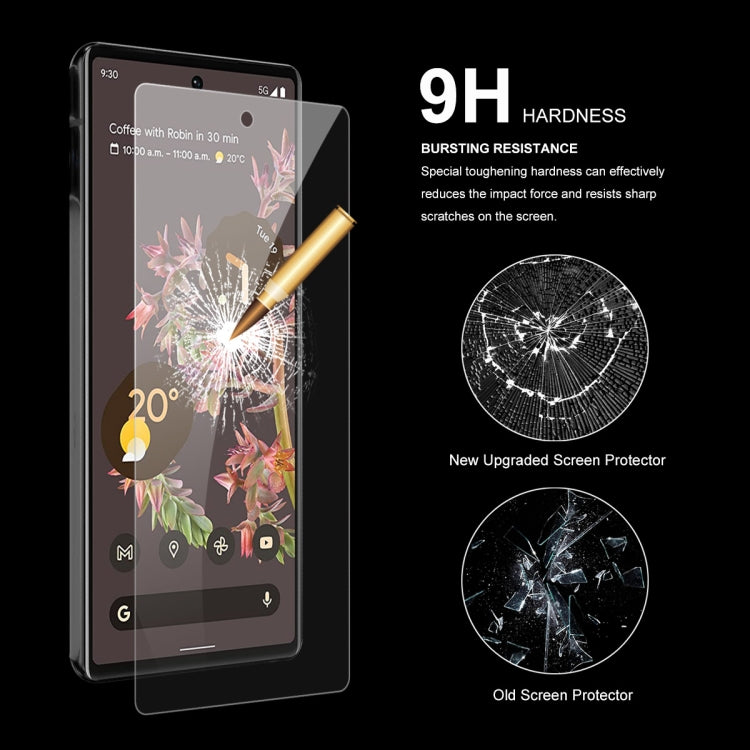 Tempered glass screen protector film with 9H hardness and burst-resistant protection