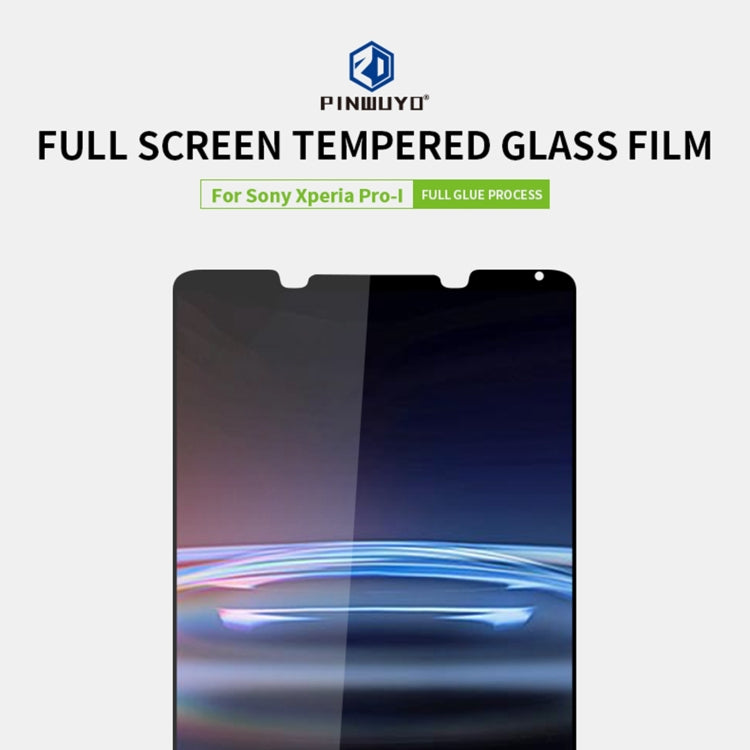 Full screen tempered glass film for Sony Xperia Pro-I, 2.5D rounded edges