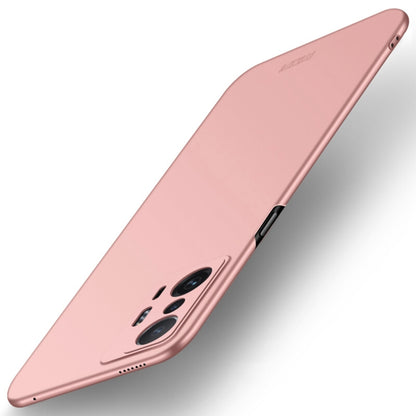 Rose pink ultra-thin hard phone case with camera cutouts and slim profile