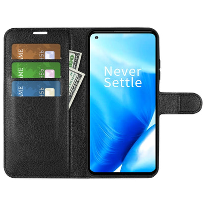 Black flip wallet phone case with card slots and front card pocket