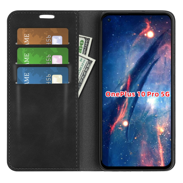 Black leather-style wallet phone case with card slots and kickstand for viewing