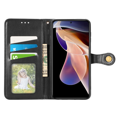 Retro Solid Color Buckle Leather Phone Case, For Xiaomi Redmi Note 11 Pro, For Xiaomi Redmi Note 11S / Note 11 4G Global