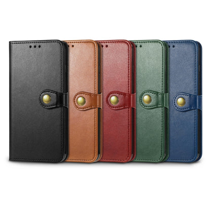 Retro Solid Color Buckle Leather Phone Case, For Xiaomi Redmi Note 11 Pro, For Xiaomi Redmi Note 11S / Note 11 4G Global