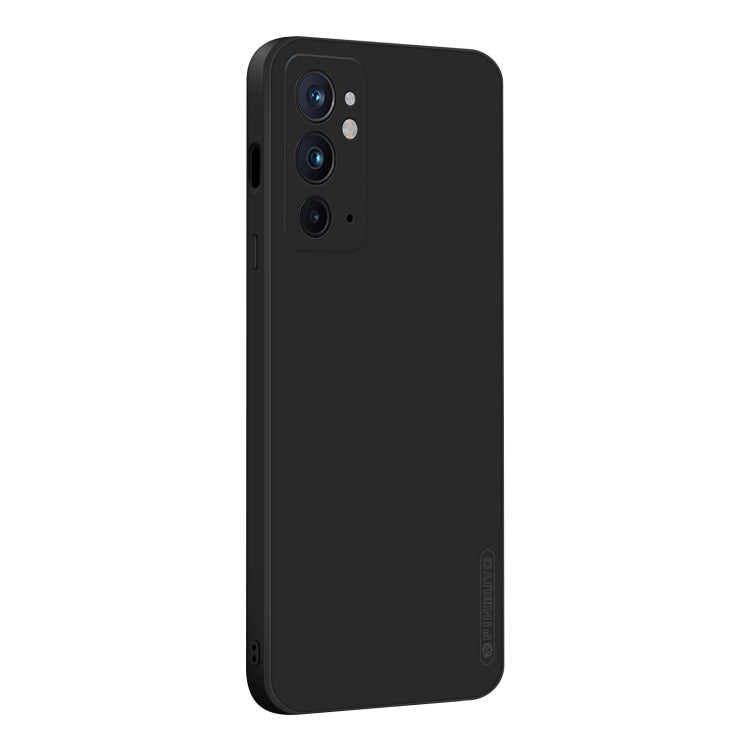 Liquid silicone TPU phone case, black color with camera cutouts and side buttons