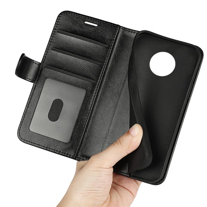Black textured wallet flip phone case with card slots and inner pocket