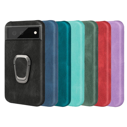 PU phone cases with ring holder for Google Pixel 6 in multiple colors, front view