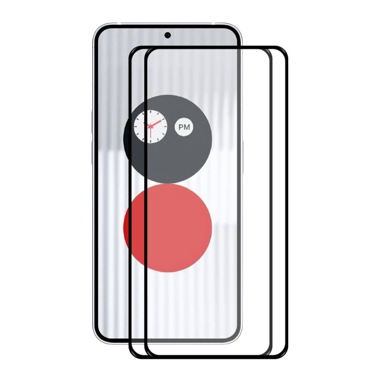 Multiple tempered glass screen protectors stacked, full coverage with rounded edges