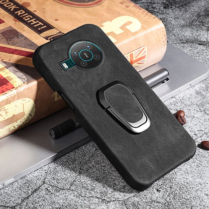 For Nokia X10 / X20 Ring Holder PU Phone Case, For Nokia X10 / X20