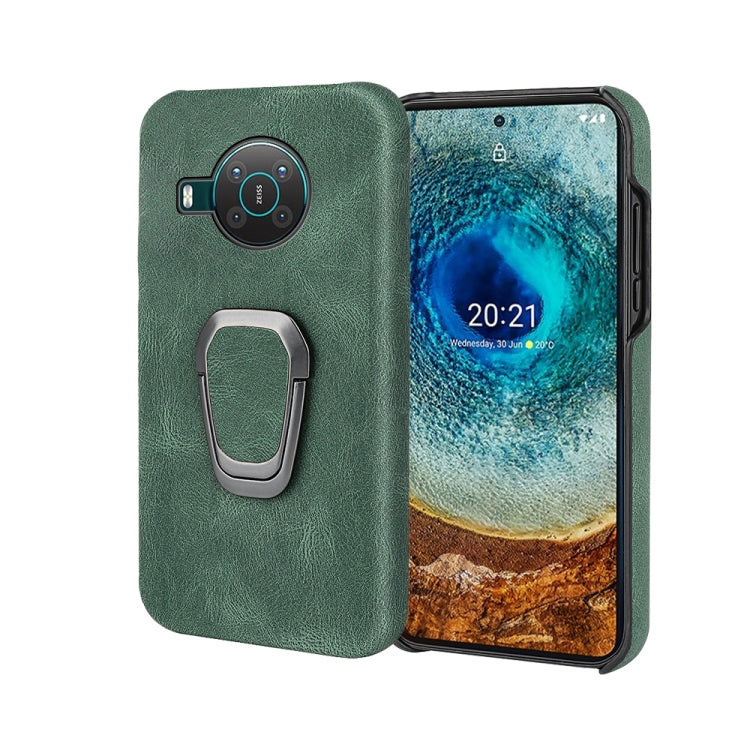 For Nokia X10 / X20 Ring Holder PU Phone Case, For Nokia X10 / X20