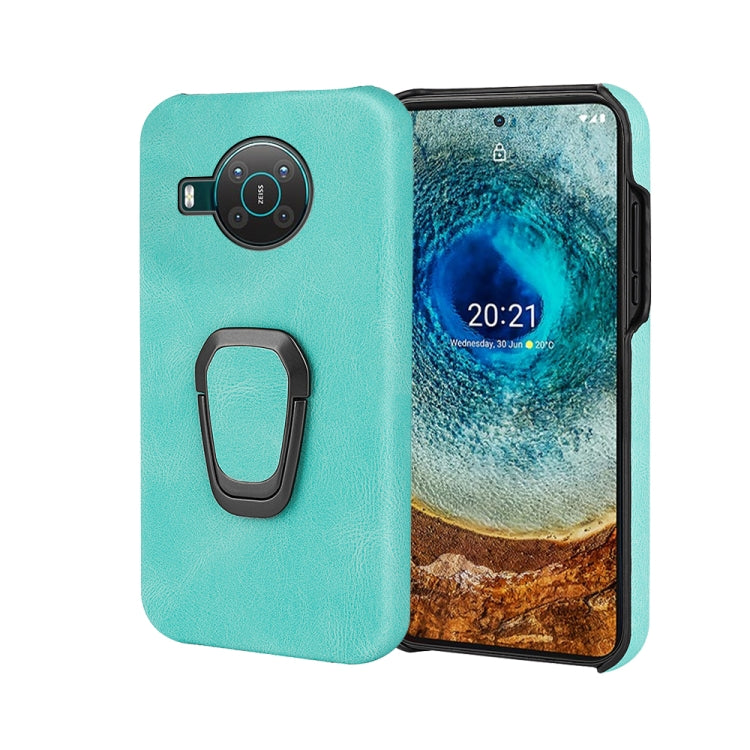 For Nokia X10 / X20 Ring Holder PU Phone Case, For Nokia X10 / X20
