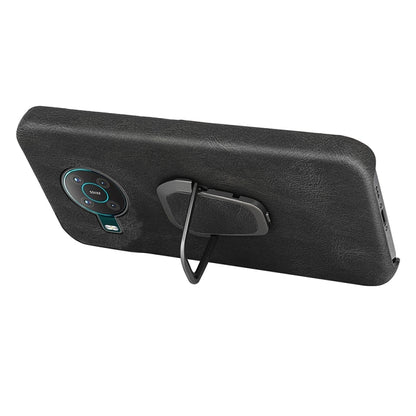 For Nokia X10 / X20 Ring Holder PU Phone Case, For Nokia X10 / X20
