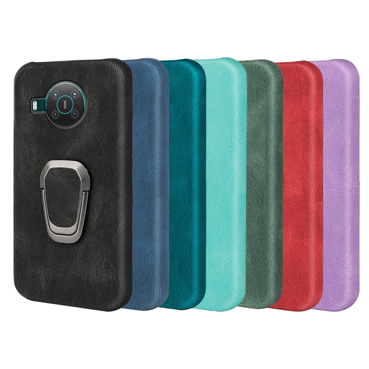 For Nokia X10 / X20 Ring Holder PU Phone Case, For Nokia X10 / X20
