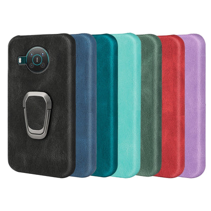 For Nokia X10 / X20 Ring Holder PU Phone Case, For Nokia X10 / X20