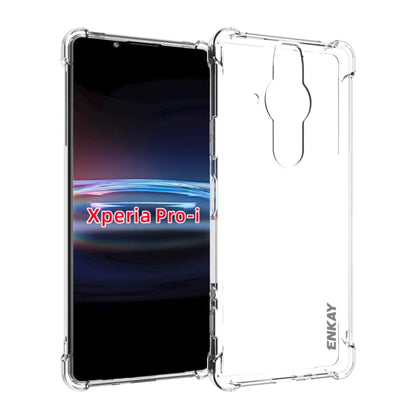 Transparent TPU phone case with shockproof corners for Sony Xperia Pro-I