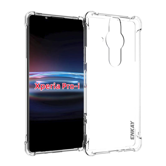 Transparent TPU phone case with shockproof corners for Sony Xperia Pro-I