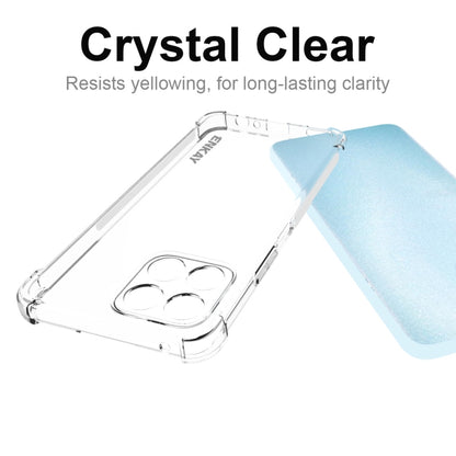 Crystal-clear TPU phone case with camera cutout and protective bumper corners
