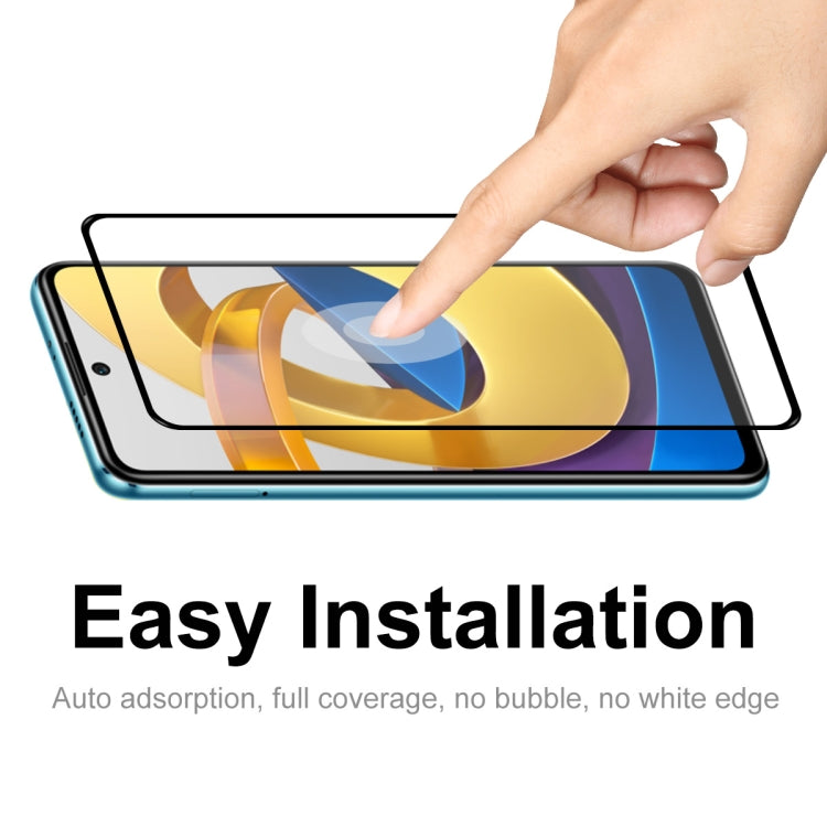 Full-coverage tempered glass screen protector for smartphone, clear and smooth