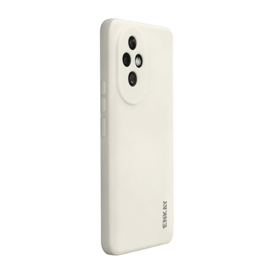 ENKAY soft silicone phone case, beige, with camera cutouts and slim profile
