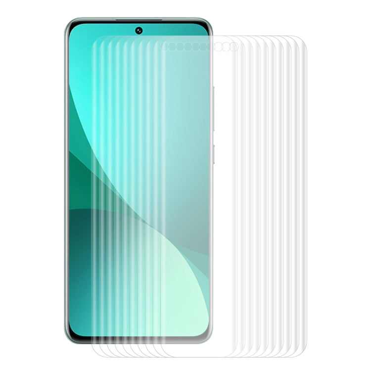 Multiple ENKAY PET curved edge screen protectors for Xiaomi 12 Pro, full cover