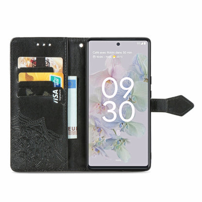 Mandala Flower Embossed Flip Leather Phone Case, For Google Pixel 6a, For Motorola Moto G31, For Motorola Moto G51, For Motorola Moto G71 5G