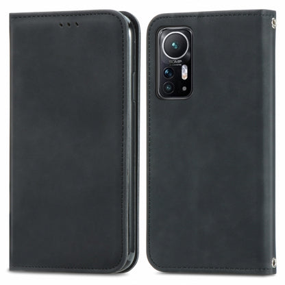 Retro Skin Feel Magnetic Flip Leather Phone Case, For Xiaomi 12 / 12X
