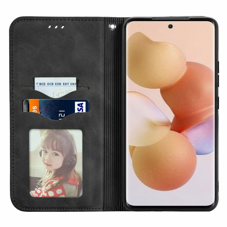 Retro Skin Feel Magnetic Flip Leather Phone Case, For Xiaomi 12 / 12X