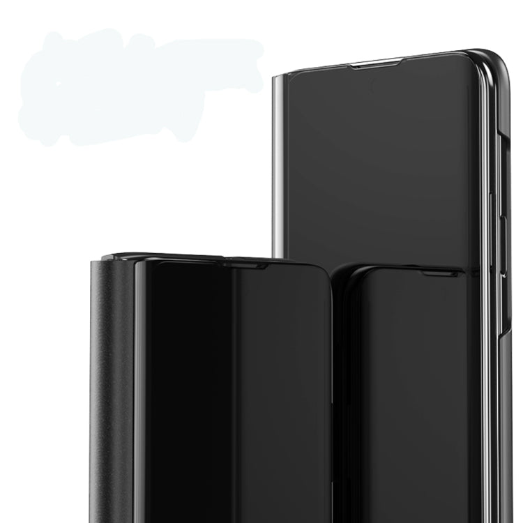 Plated Mirror Folding Flip Leather Phone Case with Holder, For OPPO Find N