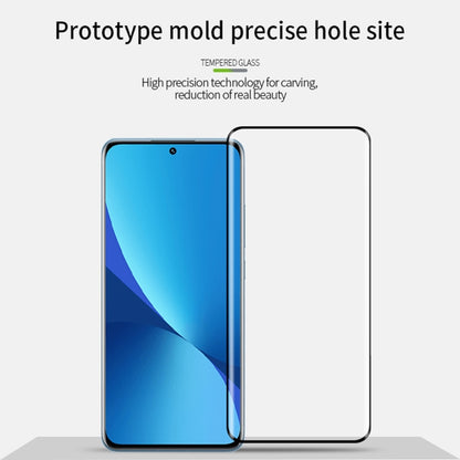 MOFI 3D tempered glass film with precise cutouts and curved 3D arc edge