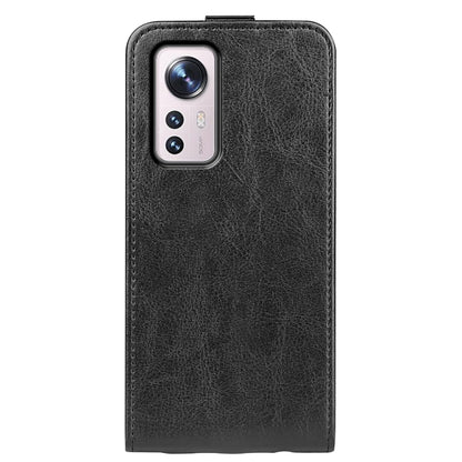 For Xiaomi 12 R64 Texture Vertical Flip Leather Phone Case, For Xiaomi 12