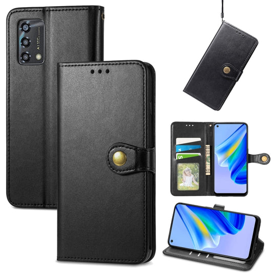 Solid Color Leather Buckle Phone Case, For OPPO A95 4G, For vivo S10e, For OPPO A95 5G, For vivo Y3s 2021, For OPPO K9s, For vivo Y15s, For OPPO Reno7 Pro 5G, For OPPO  Realme GT Explorer Master