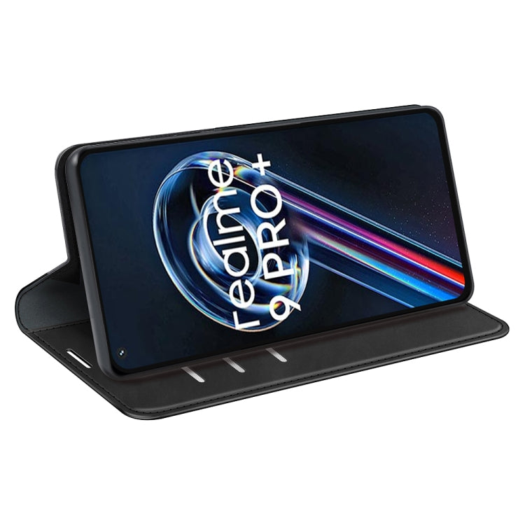 Black leather-style folio phone case with viewing stand and front cover