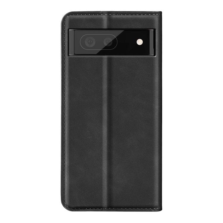 Black leather folio phone case with front camera window cutout and side button openings