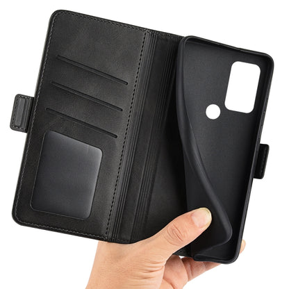 For TCL 30 SE/305/306 Dual-side Magnetic Buckle Leather Phone Case, For TCL 30 SE/305/306
